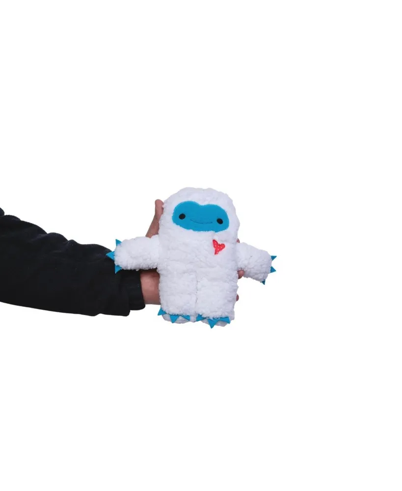 JoJo Modern Pets Interactive Squeaky Dual Yettie Snowman Plush Dog Toy Pack