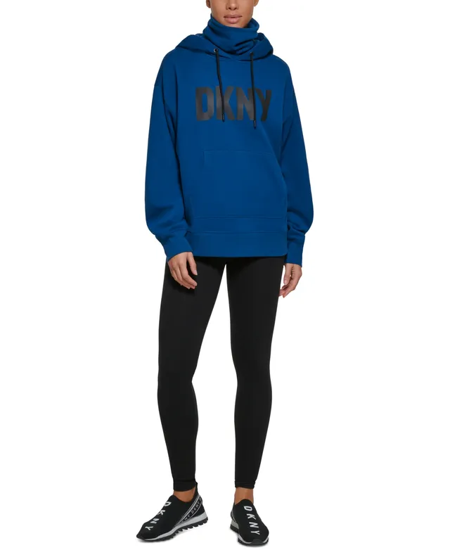 Dkny Sport Women's Mixed-Media Hooded Jacket