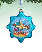 Designocracy Turtle Mercury Holiday Ornament