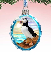 Designocracy Bird Mercury Holiday Ornament