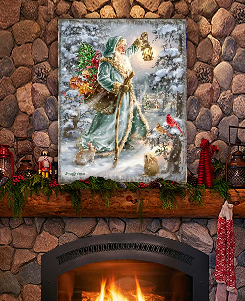 Designocracy Saint Nicholas Holiday Wall Art