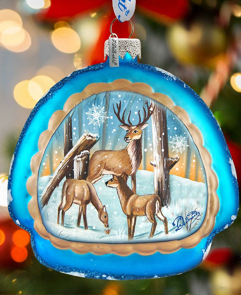 G.DeBrekht Deer Love Holiday Ornament