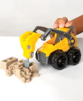 Dig Demolish Playset with 1lb Kinetic Sand and Toy Truck, - Multi