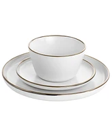 Elama Alejandro 16 Piece Stoneware Dinnerware Set, Service for 4