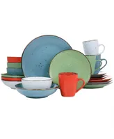 Elama Romina 20 Piece Round Stoneware Dinnerware Set, Service for 4