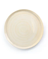 Elama Cold Cream 12 Piece Lightweight Melamine Dinnerware Set, Service for 4