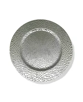 American Atelier Raindrops Charger Plates 13" Electroplated Set, 4 Pieces