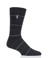 Heat Holders Men's Ultra Lite Corbin Fine Stripe Crew Sock