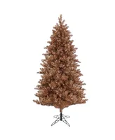 National Tree Company 7.5' Pre-Lit Rose Metallic Christmas Tree - Gold