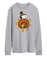 Airwaves Men's Peanuts Gobble Long Sleeve T-shirt