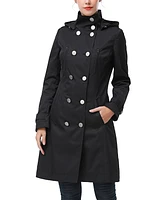 Kimi + Kai Women's Eeva Water-Resistant Hooded Trench Coat