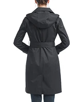 Kimi + Kai Women's Adel Water-Resistant Hooded Trench Coat