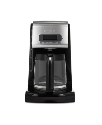 Proctor Silex Frontfill Programmable Coffee Maker - Black and Silver