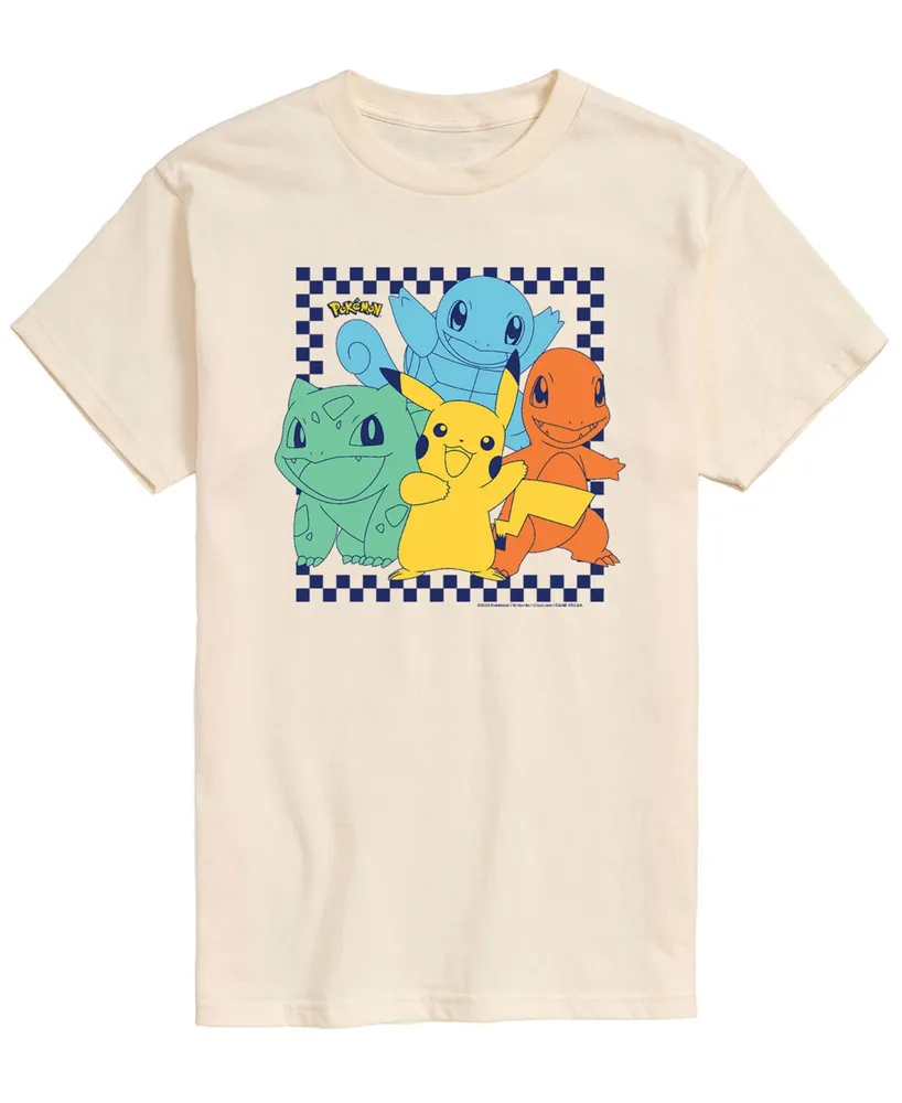 Airwaves Men's Pokemon Characters Graphic T-shirt