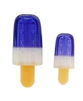 JoJo Modern Pets Unique Popsicle Freeze Dog Toy – 100% Recyclable Rubber Chew Toy for Soothing and Engaging Playtime