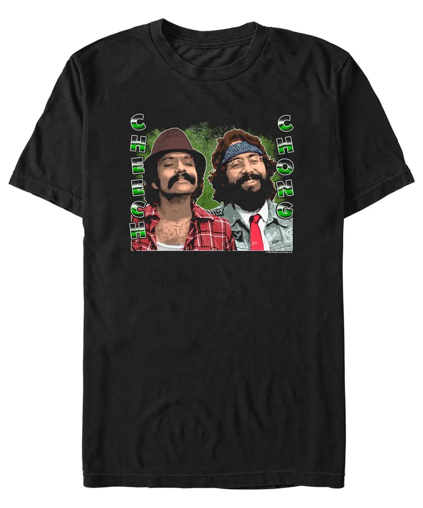 Fifth Sun Men's Cheech and Chong Poster Short Sleeve T-shirt