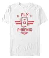 Fifth Sun Men's Top Gun Phoenix Hand Short Sleeve T-shirt