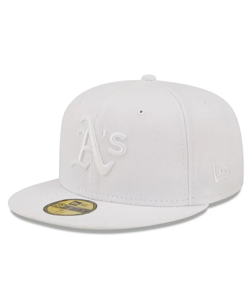 New Era Men's New Era Oakland Athletics White on 59FIFTY Fitted