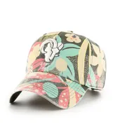 Women's '47 Charcoal Los Angeles Rams Plumeria Clean Up Adjustable Hat