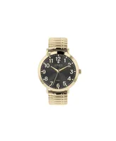 Jones New York Men's Shiny Gold-Tone Metal Bracelet Watch 42mm