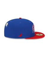 Men's New Era X Staple Royal, Red York Giants Pigeon 59Fifty Fitted Hat