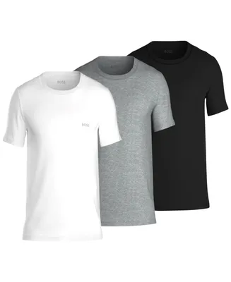 Boss by Hugo Men's 3-Pk. Classic Assorted Solid Color Crewneck T-Shirts
