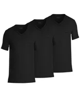 Boss by Hugo Men's 3-Pk. Classic Solid V-Neck T-Shirts