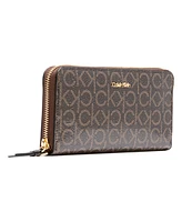 Calvin Klein Moon Signature Boxed Wallet with Wristlet Strap