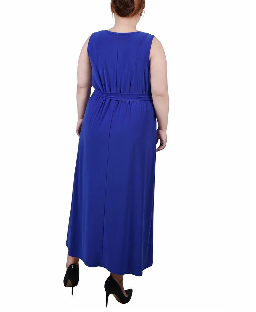 Ny Collection Plus Size Ankle Length Sleeveless Dress