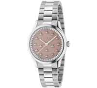 Gucci Women's Swiss G-Timeless Stainless Steel Bracelet Watch 32mm