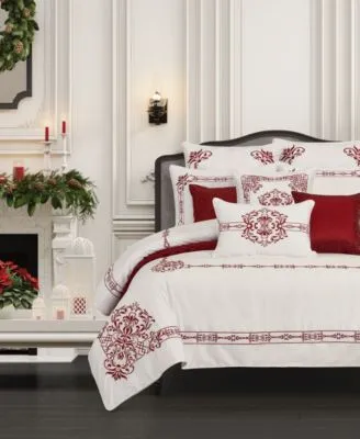 J Queen New York Home For The Holidays Duvet Cover Sets