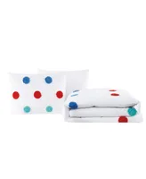 Crayola Fuzzy Dot Piece Comforter Set