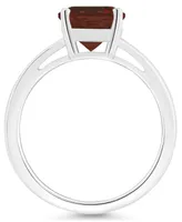 Macy's Women's Garnet (3-1/10 ct.t.w.) Ring Sterling Silver