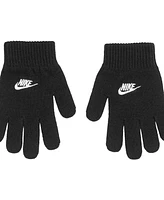 Nike Big Kids Club Beanie and Gloves Set