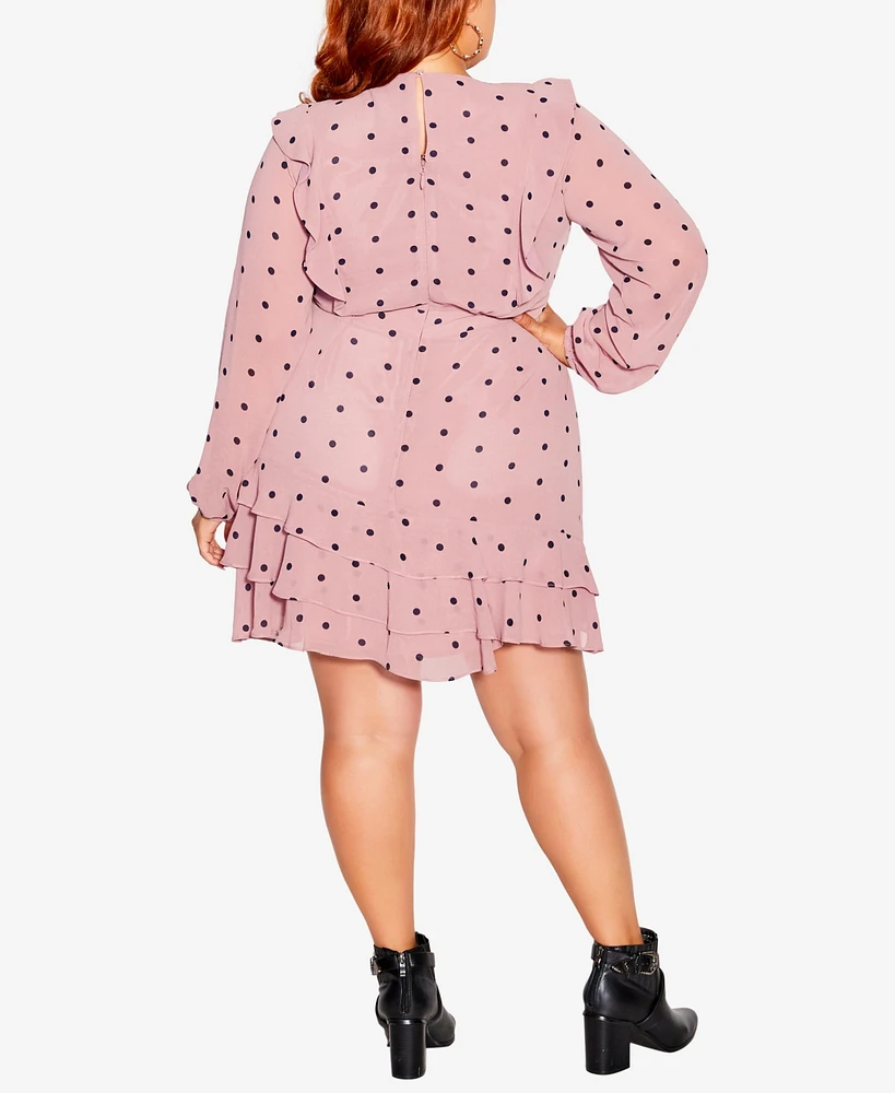 City Chic Women's Sabrina Dress