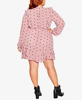 City Chic Women's Sabrina Dress