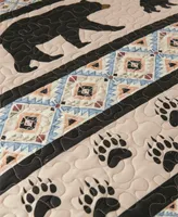 Donna Sharp Momma Bear 3 Piece Quilt Set