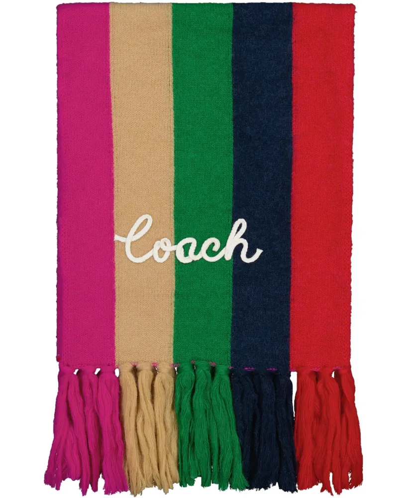 Coach Women's Multi Stripe Scarf
