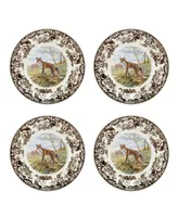 Spode Woodland Red Fox Dinner Plates, Set of 4