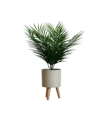 Desktop Artificial Palm in Decorative Pot