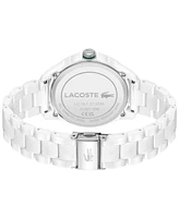 Lacoste Men's Le Croc White Ceramic Bracelet Watch 44mm