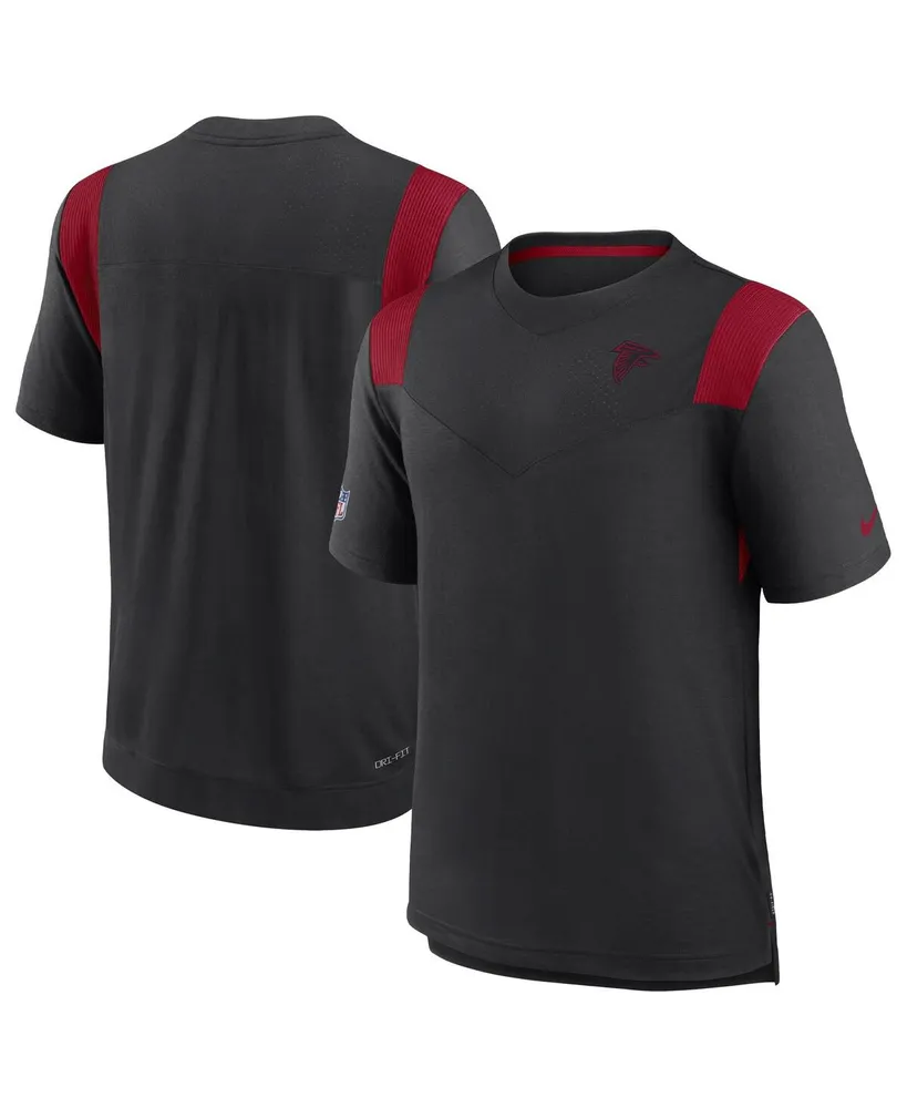 Lids Atlanta Falcons Nike Sideline Coach Chevron Lock Up Logo V-Neck  Performance T-Shirt - Black