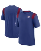 Men's Nike Royal New York Giants Sideline Tonal Logo Performance Player T-shirt