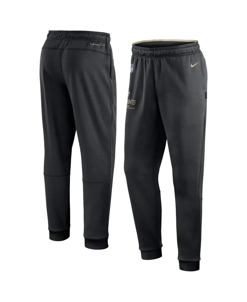 Men's Nike Black New Orleans Saints Sideline Logo Performance Pants