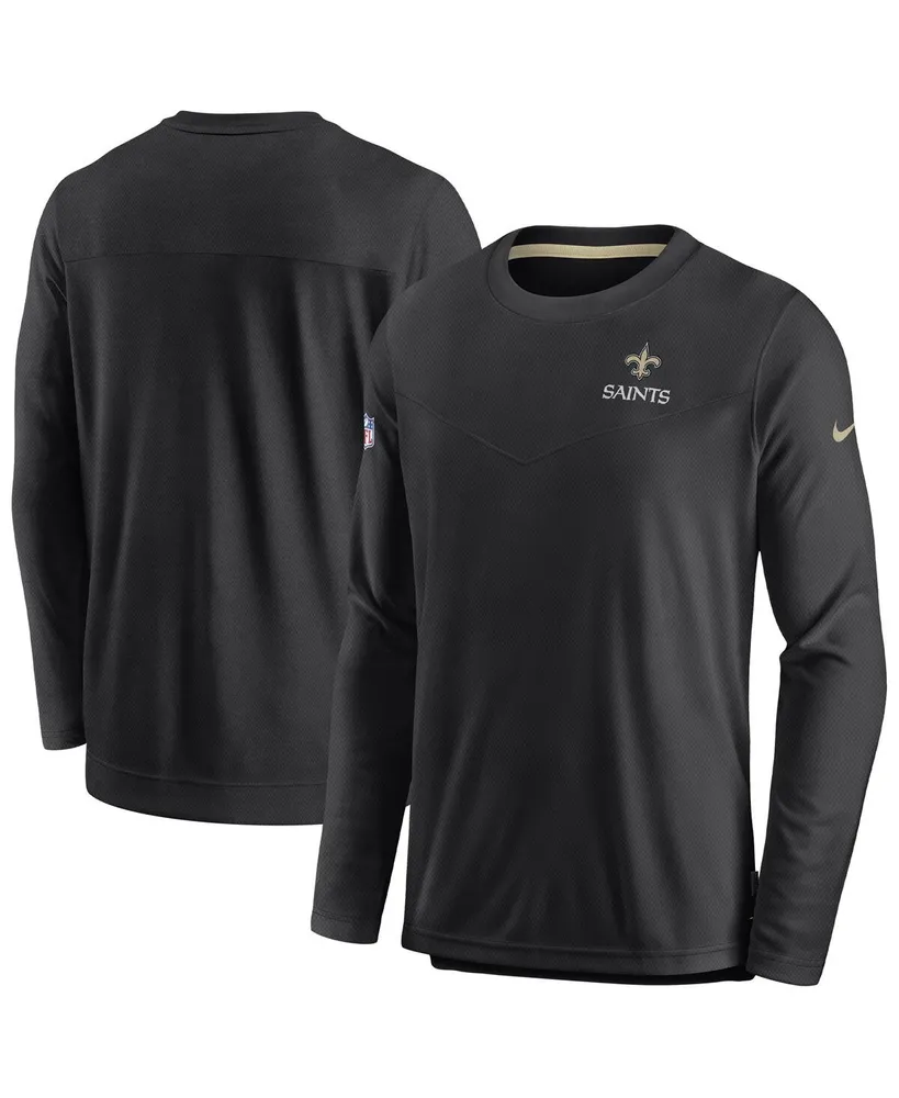 Men's Nike Black New Orleans Saints Sideline Team Velocity Performance Long Sleeve T-Shirt Size: Medium