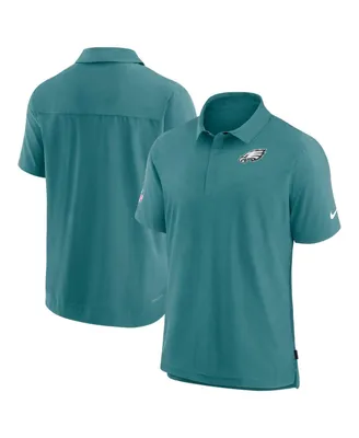 Men's Nike Midnight Green Philadelphia Eagles Sideline Lockup Performance Polo Shirt