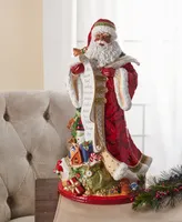 Fitz and Floyd Holiday Home African American Santa Figurine