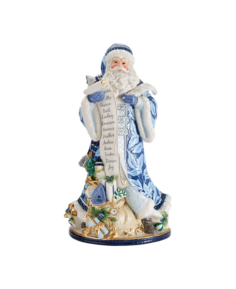 Fitz and Floyd Holiday Home Santa Figurine