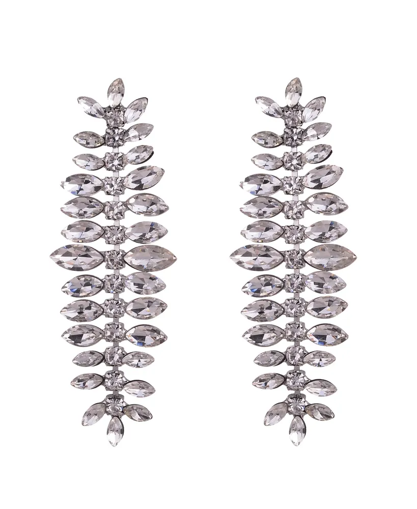 Nicole Miller Marqui Stone with Silver-Tone Drop Earring