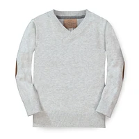 Hope & Henry Boys Organic Cotton V-Neck Sweater